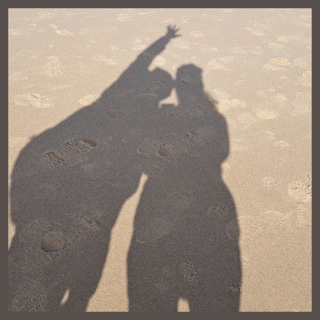 2 Lichtgestalten am Meer