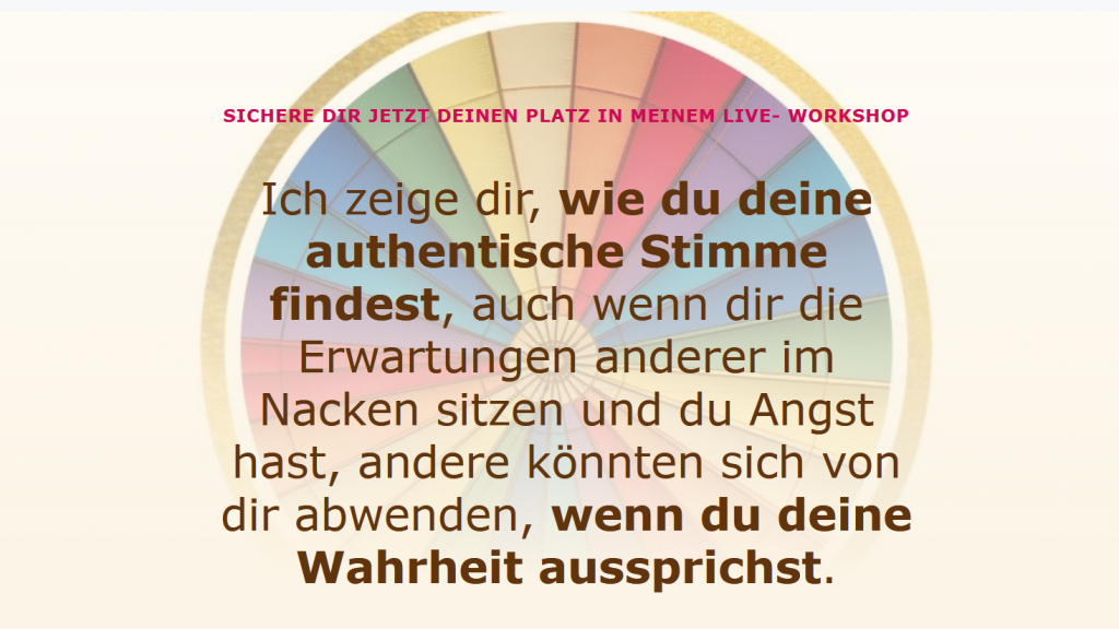 Bewusstseins- Workshop 12.09.2024