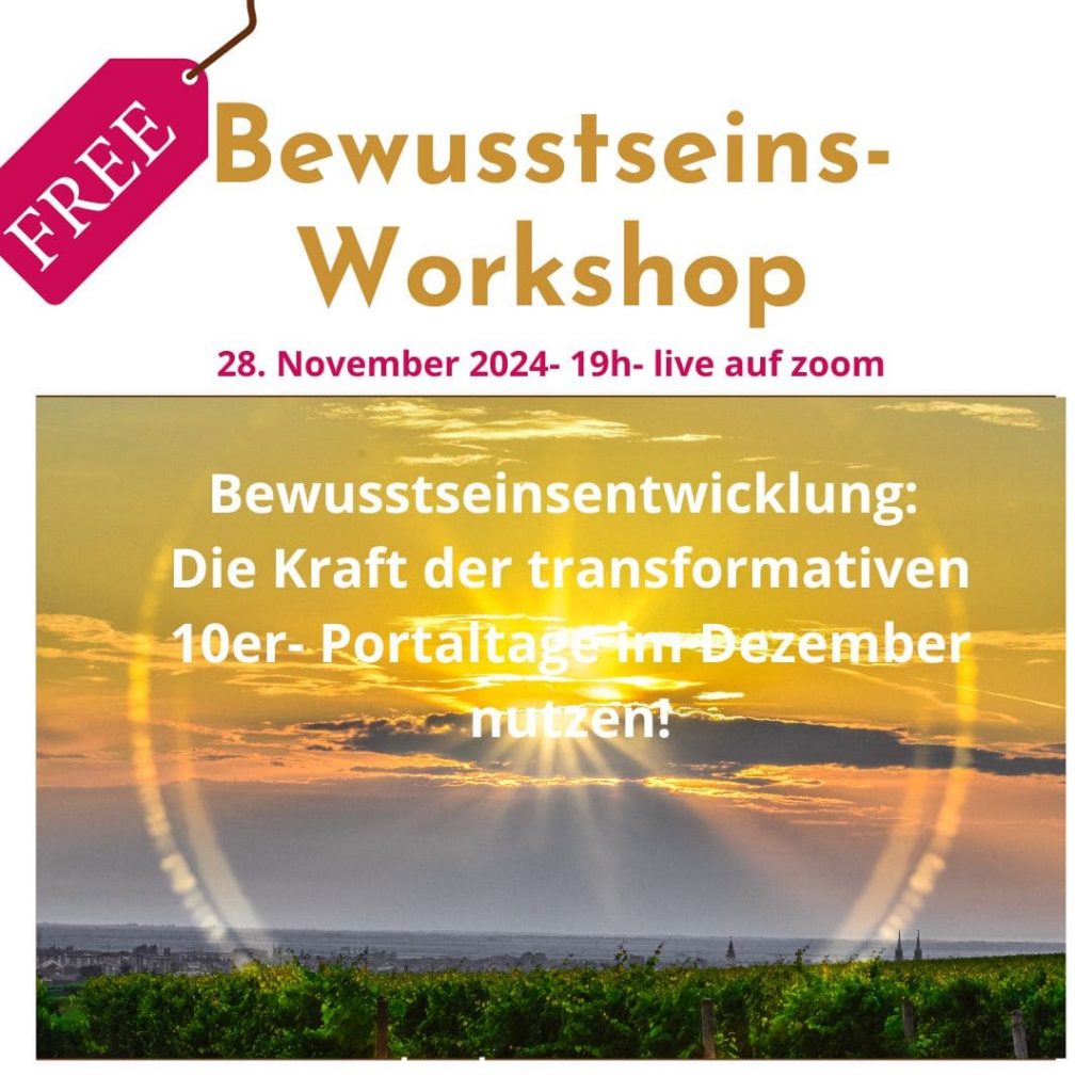 Bewusstseins- Workshop November