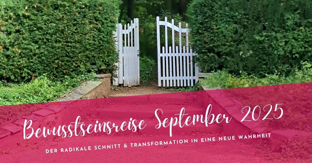 Bewusstseinsreise September 2025- Der radikale Schnitt & Transformation in eine neue Wahrheit