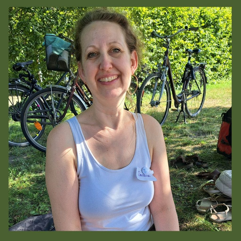 Ich beim Sommerfest der Medialen in Berlin