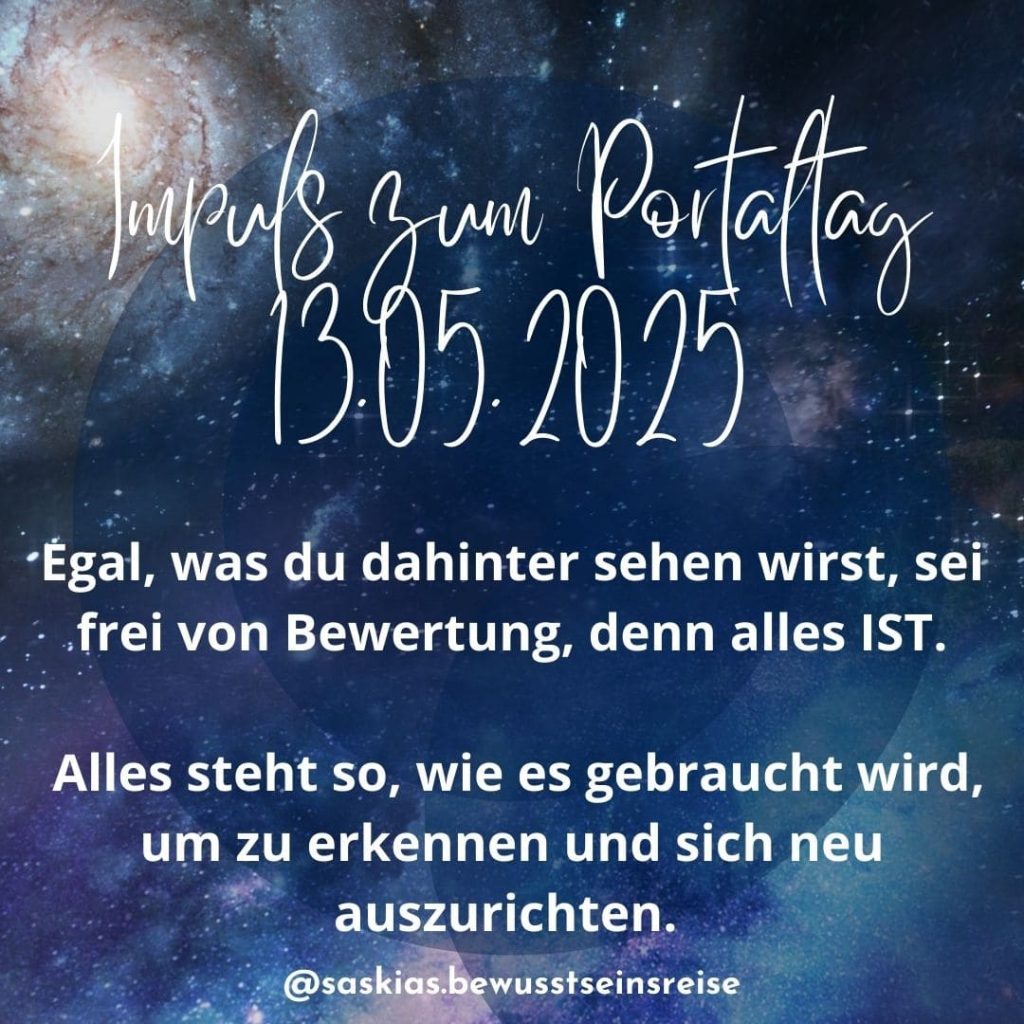 Portaltagimpuls 13.05.2025