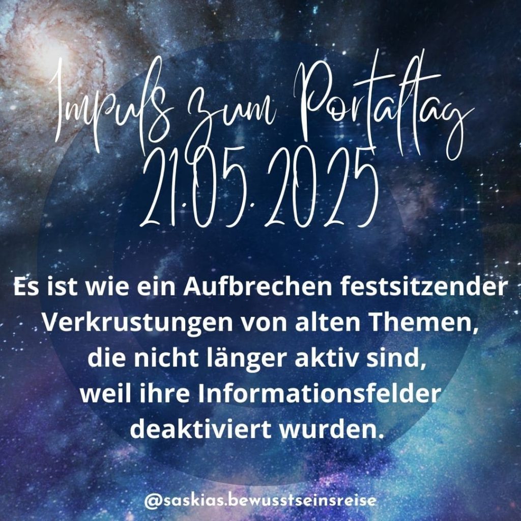 Portaltagimpuls 21.05.2025