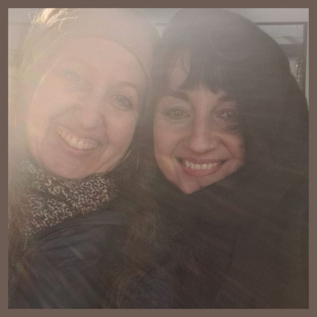 Saskia mit Katharina